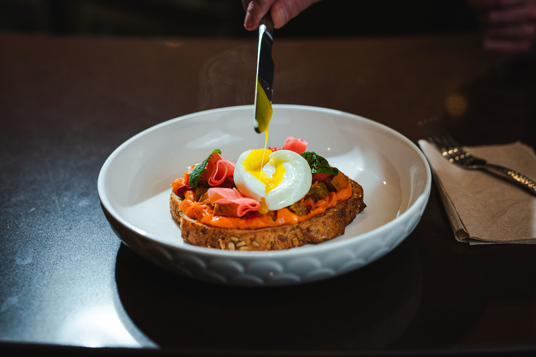 Experience a menu as fresh as our flowers.